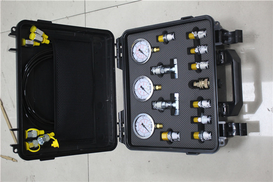 掘削機の予備品の油圧装置の診断のテストのキットの坑夫の圧力計