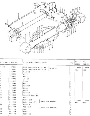 200B E200B 096-7910 バケットシリンダー アッシー
