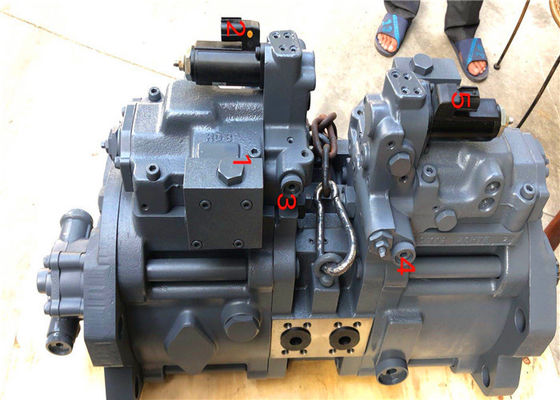 川崎K3V112 EC210B R210-7 SK200-8 DX225 CX210の掘削機の主要な油圧ポンプ